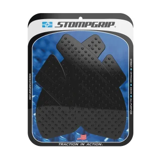 B-Ware Stompgrip Tankpad Motorrad schwarz Volcano passend für Kawasaki Ninja ZX-6R BJ 07-08