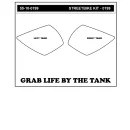 Stompgrip Tankpad Motorrad transparent Icon 55-14-0199C