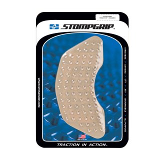 B-Ware Stompgrip Volcano Tankpad Motorrad Old School 76 mm x 200 mm transparent