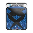 Stompgrip Tankpad Motorrad schwarz Volcano 55-10-0137B