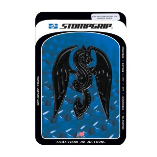 Stompgrip Motorrad Tankpad Smoothridge Drache schwarz